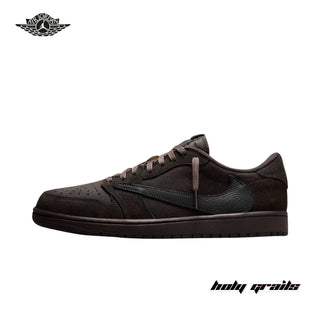 Travis Scott x Nike Air Jordan 1 Retro Low OG SP 'Velvet Brown' Sneaker (DM7866-202) - Side 2