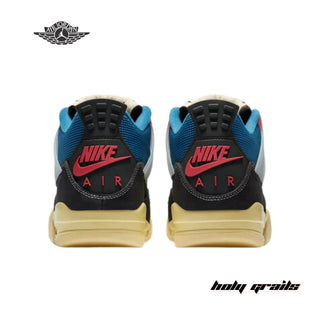 Union LA x Nike Air Jordan 4 Retro 'Off Noir' Sneakers - Back