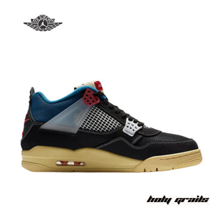 Union LA x Nike Air Jordan 4 Retro 'Off Noir' Sneakers - Side 1
