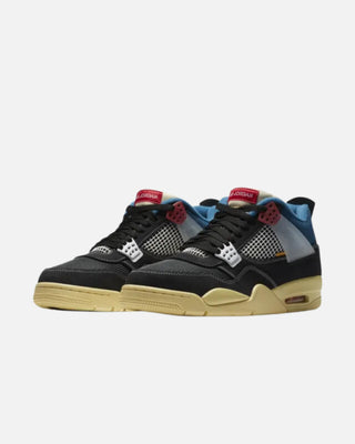 Union LA x Nike Air Jordan 4 Retro 'Off Noir' Sneakers - Front