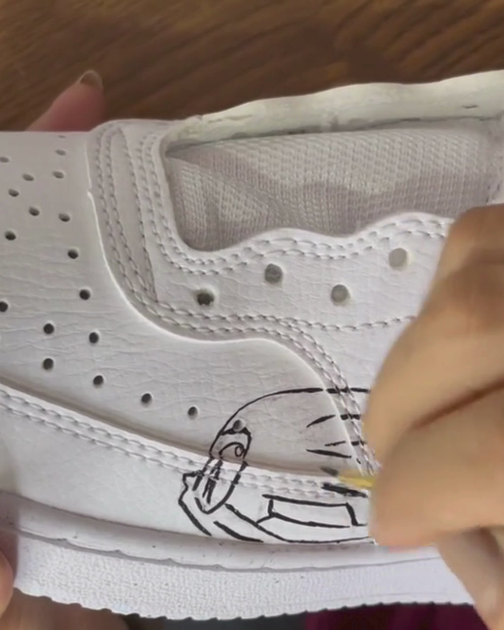 Air Force 1 x Bugatti Graffiti Speed Thrilled Themed Hand Painted Custom Kicks Video