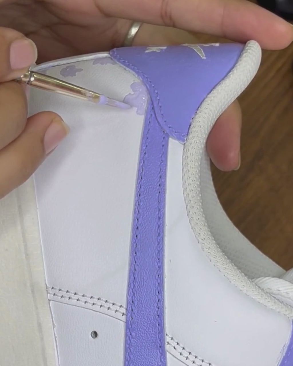 Hand Painted Custom Air Force 1 x Boldly Unstable Sneakers - Video